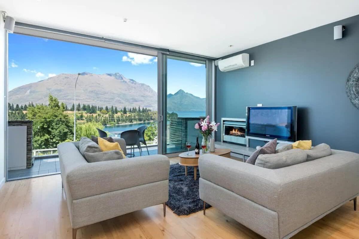 Luxury Lakeview 2 Bedroom Apartment Квинстаун Экстерьер фото